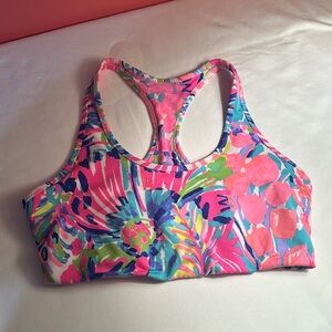 Lilly Pulitzer Luxletic Gumbo Limbo Sports Bra size Medium